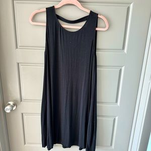 Nine Britton black sleeveless t-shirt dress